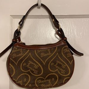 Dooney & Bourke signature heart hobo bag & wallet